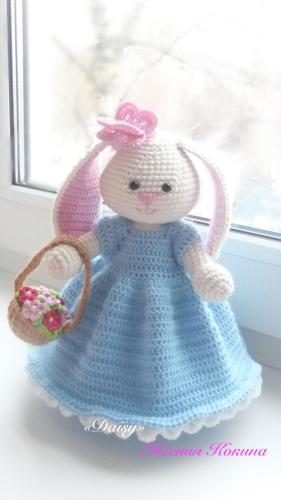 Вязаная зайка