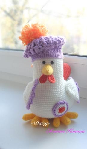 Вязаный петушок