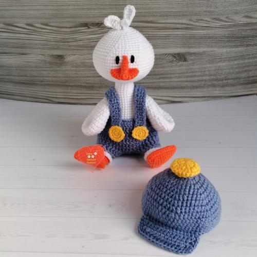 Вязаный Утенок "Филипп"