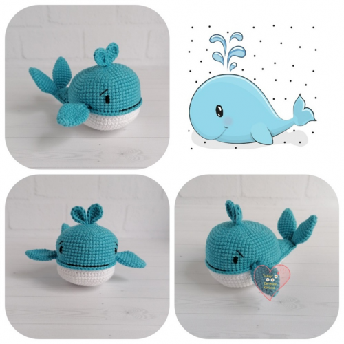 Вязаный китенок