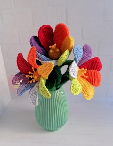 Букет сказочных цветов.