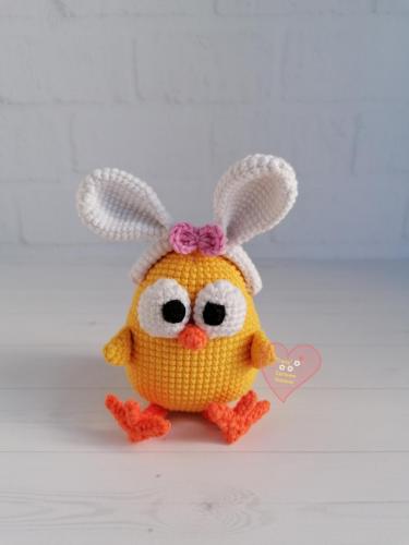 Вязаный цыпленок
