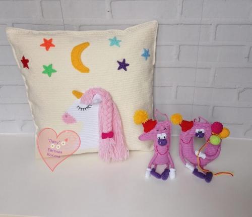 Вязаная цифра 10