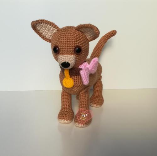 Вязаная собака Чихуахуа